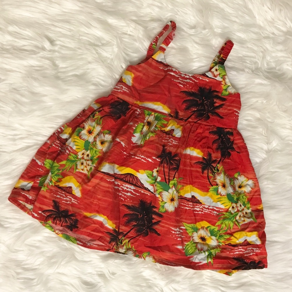 Paradise Lahaina Hawaiian Style Toddler Dress